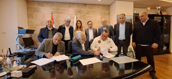 توقيع اتفاقية حديقة "محمد زيدان" في بلدية صيدا
