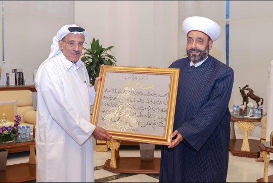 القاضي خلدون عريمط يزور خلف الحبتور في دبي خلال مجلسه الرمضاني