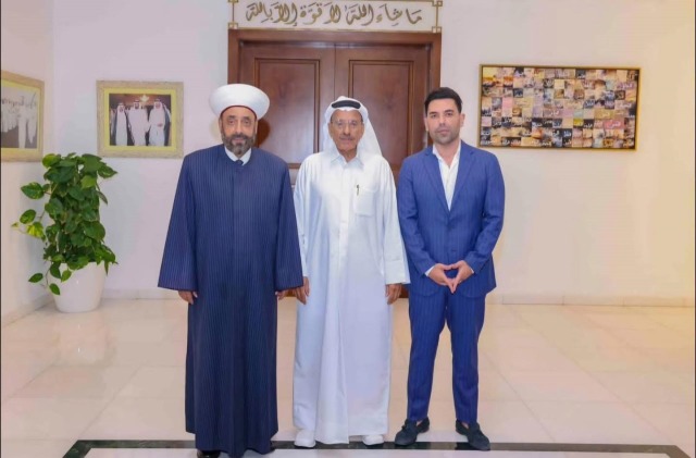 القاضي خلدون عريمط يزور خلف الحبتور في دبي خلال مجلسه الرمضاني