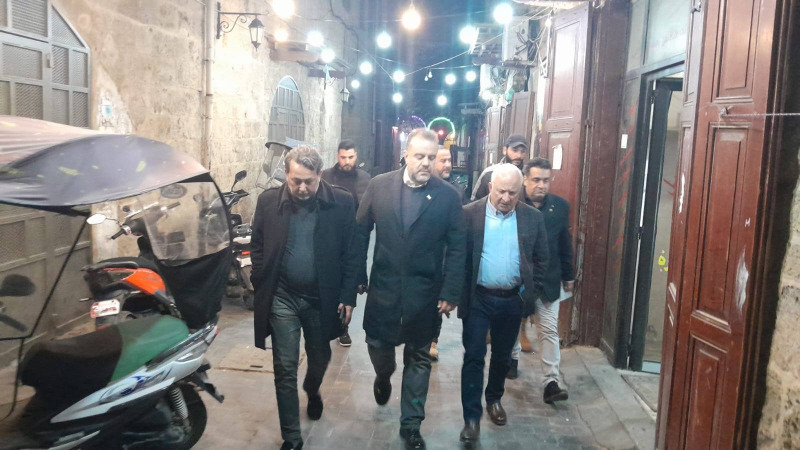 النائب عبد المسيح يجول برفقة وسيم الحسن في صيدا الرمضانية
