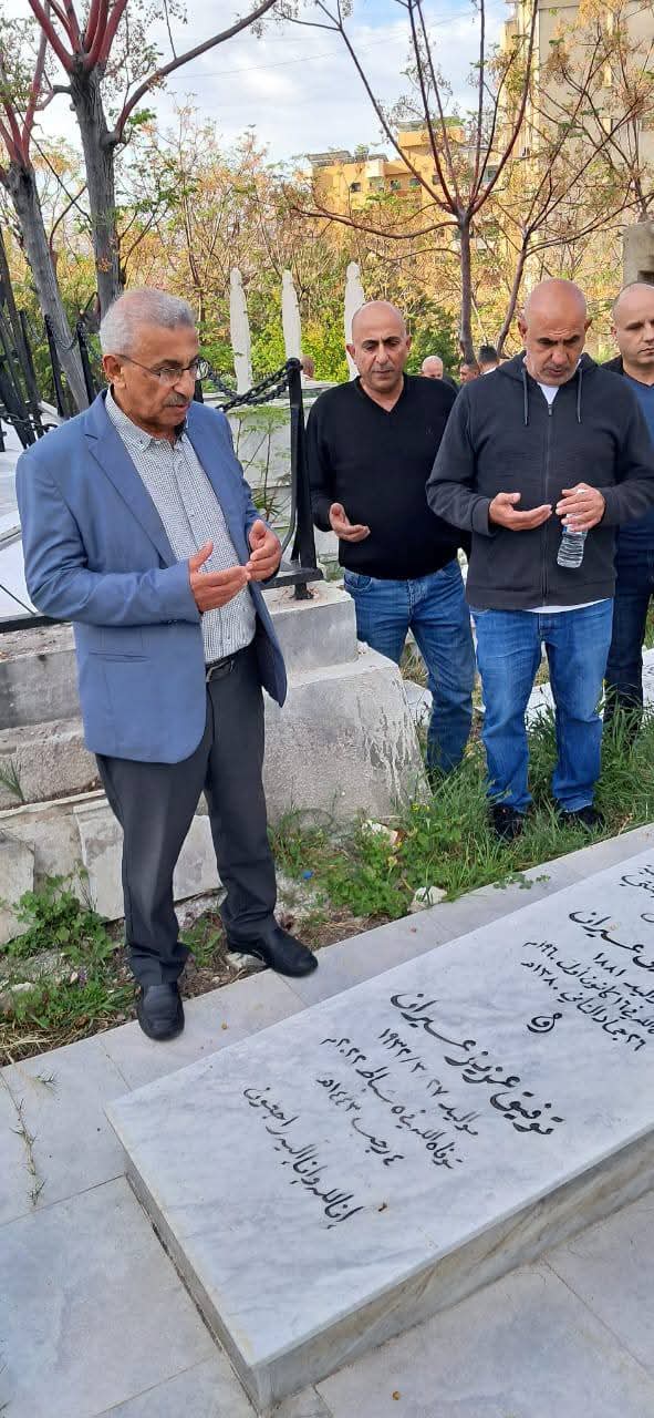 أسامة سعد يؤدي صلاة عيد الفطر ويزور أضرحة الشهداء في صيدا