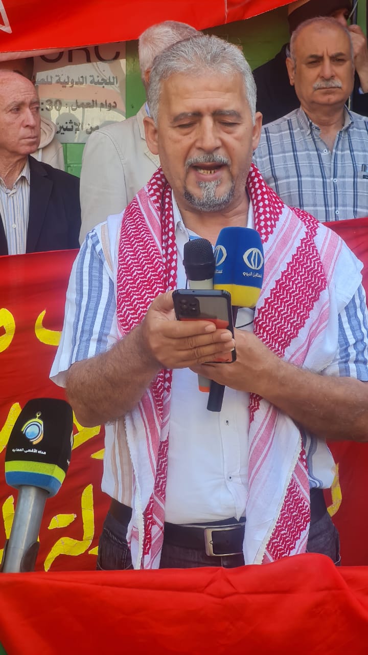 "الجبهة الديمقراطية" تنظم وقفة تضامنية مع الأسرى في مخيم عين الحلوة