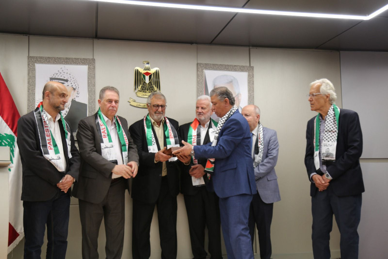 مهرجان سياسي بمناسبة عيد العمال العالمي في سفارة دولة فلسطين - لبنان