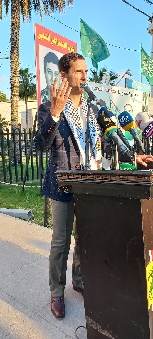 "الحزب" ينظم وقفة غضب حاشدة في صيدا نصرة للشعب الفلسطيني ومقاومته في غزة