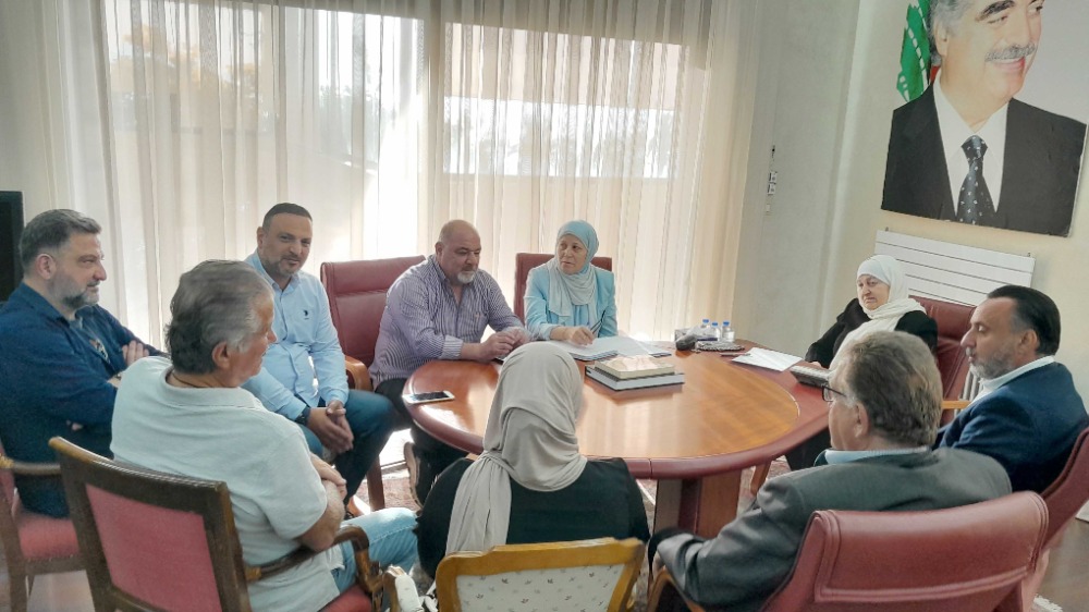 بهية الحريري تستقبل وفد جمعية أصدقاء زيرة وشاطىء صيدا