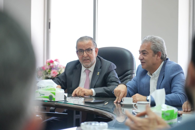 حجازي وعكره ووفد لائحة "سوا لصيدا" التقوا رئيس "المقاصد - صيدا" محمد فايز البزري