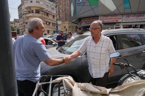 رئيس واعضاء لائحة "سوا لصيدا" جالوا في أحياء دلاعة والحاج حافظ وشارع غسان حمود