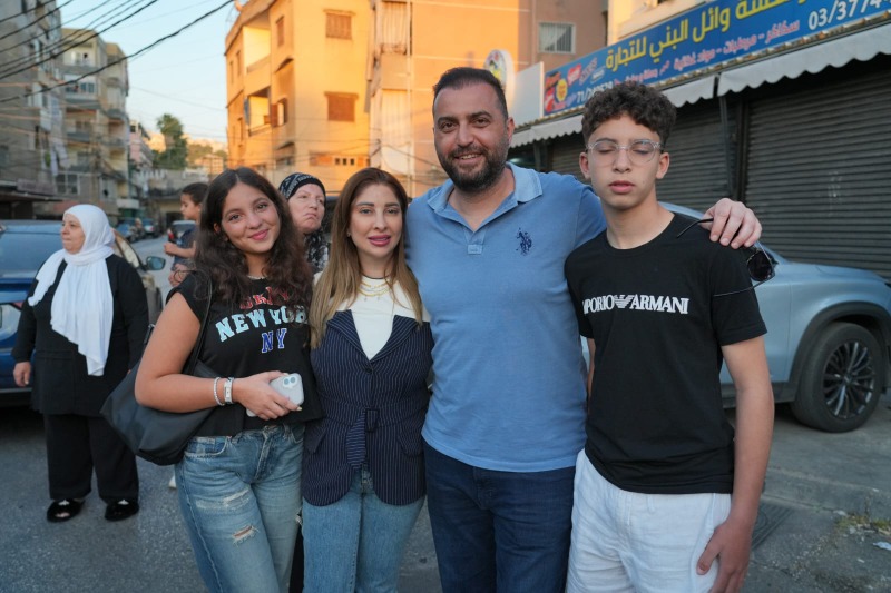 استقبال حاشد للائحة "سوا لصيدا" في منطقة البستان الكبير