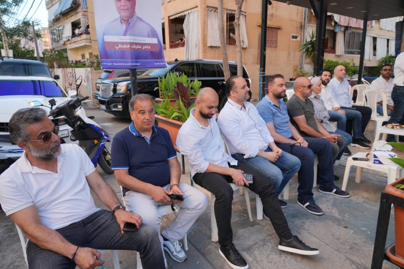 استقبال حاشد للائحة "سوا لصيدا" في منطقة البستان الكبير