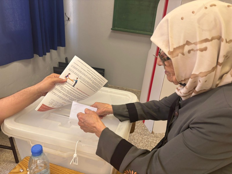 إقبال لافت للمواطنين أمام مراكز الاقتراع
