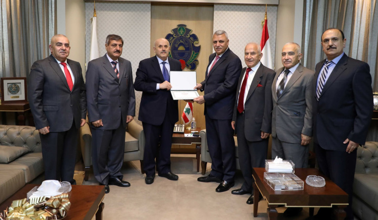 اللواء شقير يبحث ولازارو في المستجدات جنوبا