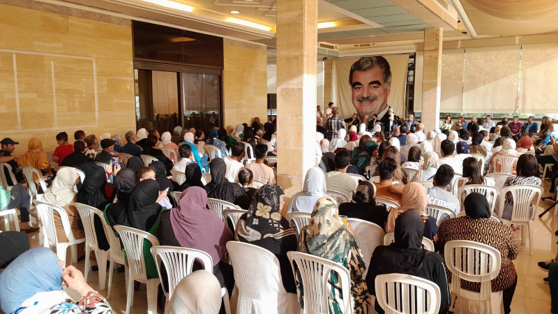 بهية الحريري تستقبل فريق عمل لجان الأحياء في مؤسسة الحريري بحضور رئيس وأعضاء لائحة "سوا لصيدا"