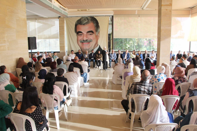 بهية الحريري تستقبل فريق عمل لجان الأحياء في مؤسسة الحريري بحضور رئيس وأعضاء لائحة "سوا لصيدا"
