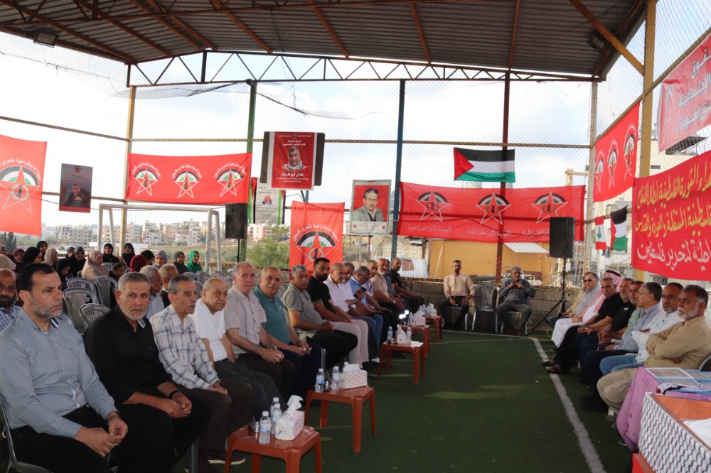 مهرجان سياسي وجماهيري كبير في مخيم البرج الشمالي إحياءً لليوم الوطني لشهداء الجبهة الديمقراطية