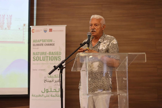 جلسة عرض ونقاش في بلدية صيدا للمشروع النموذجي: "التكيّف مع تغير المناخ من خلال الحلول القائمة على الطبيعة"