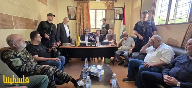 اللواء العبد يزور مخيم عين الحلوة ويؤكد اهتمام القيادة الوطنية بأمن أبناء الشعب الفلسطيني