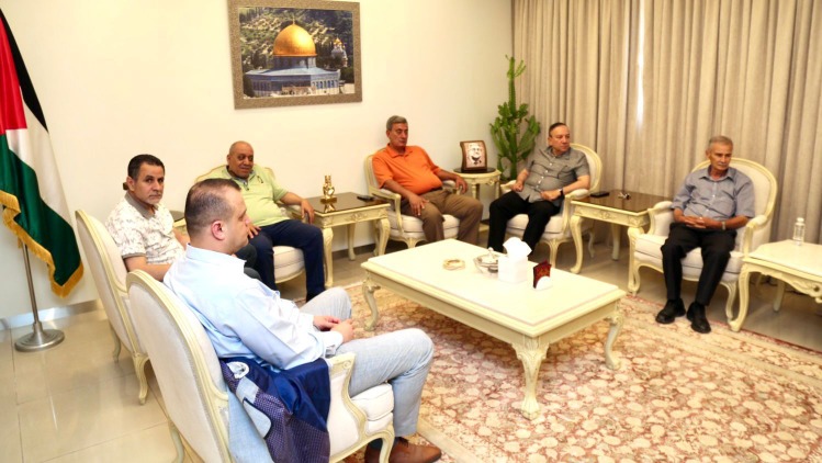 إقليم حركة "فتح" في لبنان يزور السفير دبور مودعاً