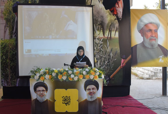 غرس زيتونة باسم الشهيد السيد نصرالله في الغازية