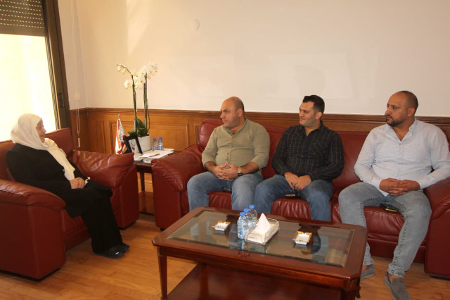 بهية الحريري تلتقي سليم خوري والعقيدين حلاوي ونهرا..  وتتابع مع زوارها شؤوناً عامة