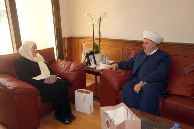 بهية الحريري تلتقي سليم خوري والعقيدين حلاوي ونهرا..  وتتابع مع زوارها شؤوناً عامة