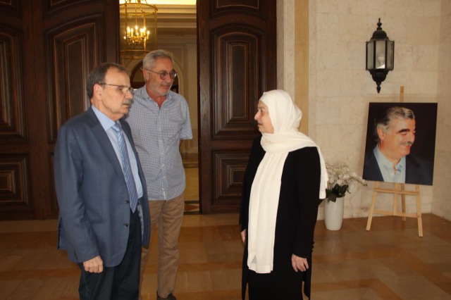 بهية الحريري تستقبل النائب د. البزري