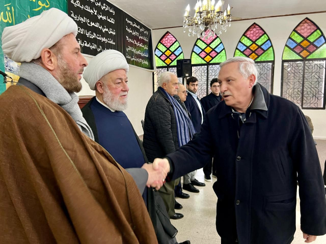المفتي عسيران يُواصل تقبل التعازي بوفاة والده