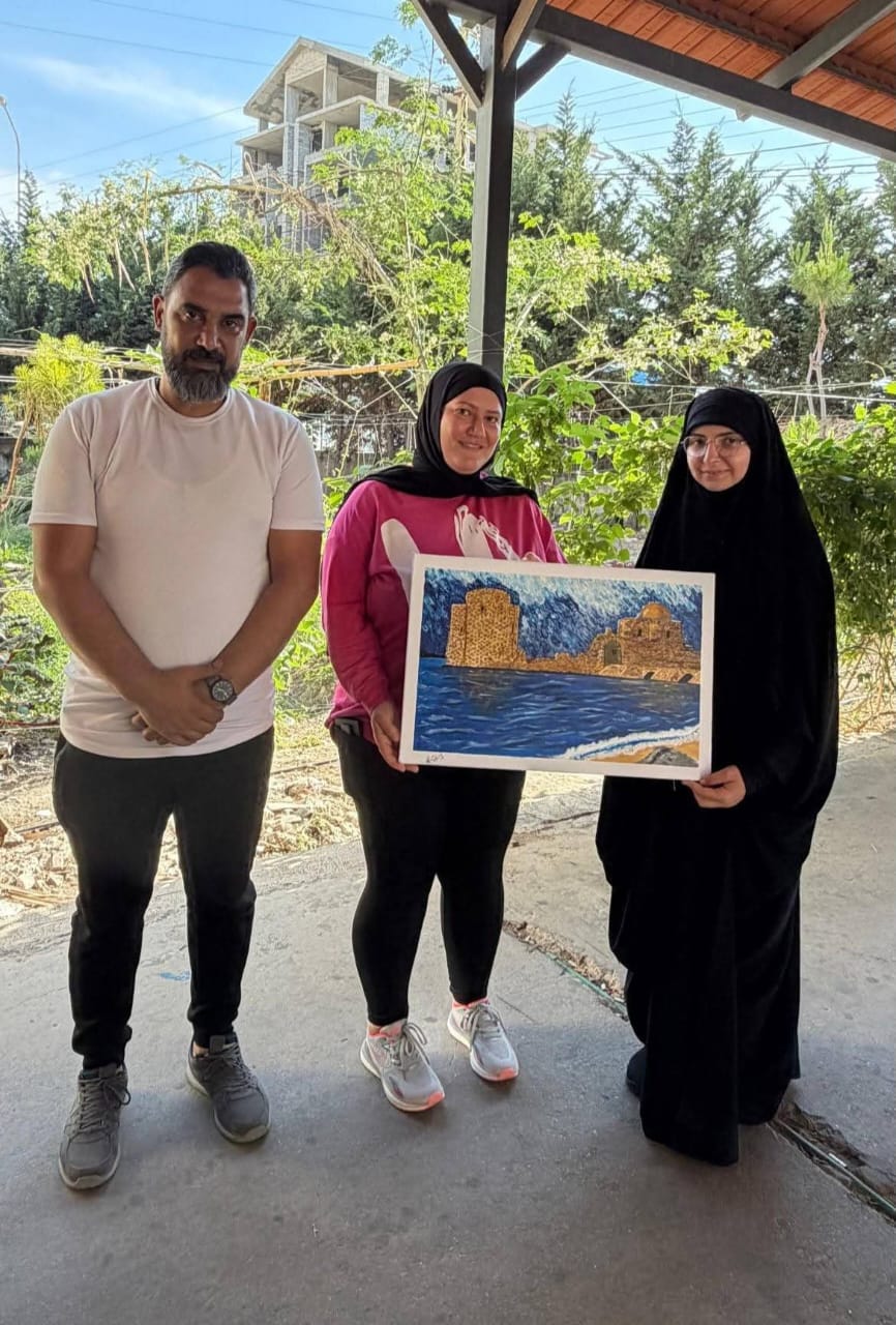 لم تكن مجرد لوحة ... بل ذاكرة من وفاء وامتنان
