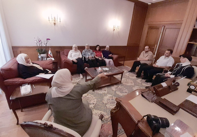 بهية الحريري تتابع أوضاع المدارس الرسمية في صيدا مع وفد من مديريها