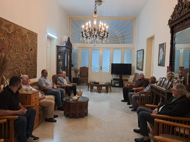 حركة "فتح" في لبنان تزور النائب د. عبد الرحمن البزري وتؤكّد أهمية تعزيز العلاقات اللبنانية - الفلسطينية