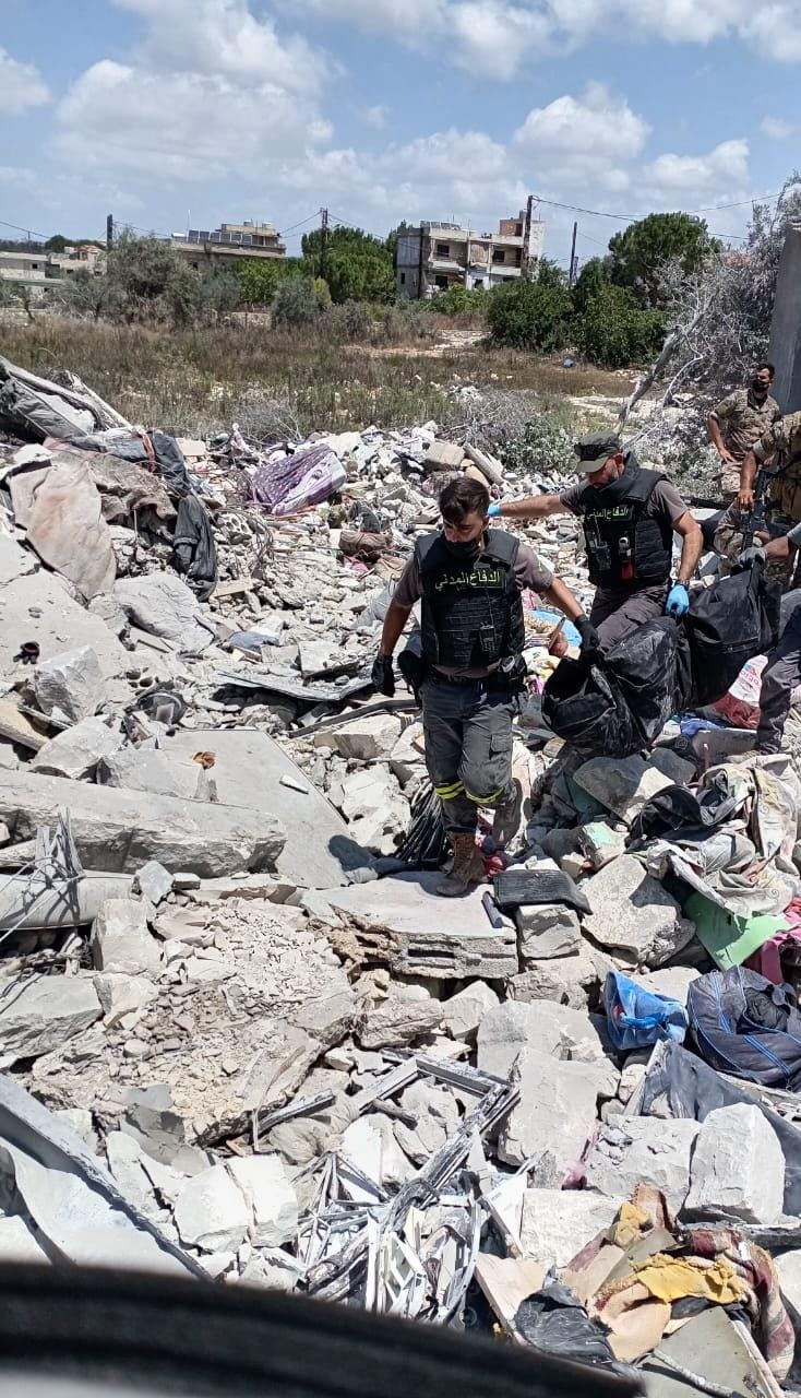انتشال جثامين 4 شهداء في زوطر الغربية