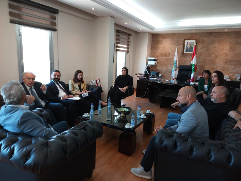 المنسق الخاص للأمم المتحدة في لبنان أرنو يزور بلدية صيدا ويبحث مع رئيسها أوضاع المدينة وسبل دعمها
