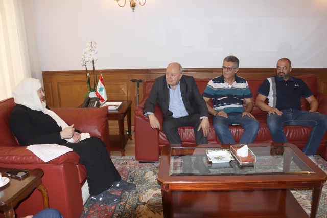 بهية الحريري والأسمر يبحثان أوضاع الجنوب والأزمات المعيشية ودعم صمود الأهالي
