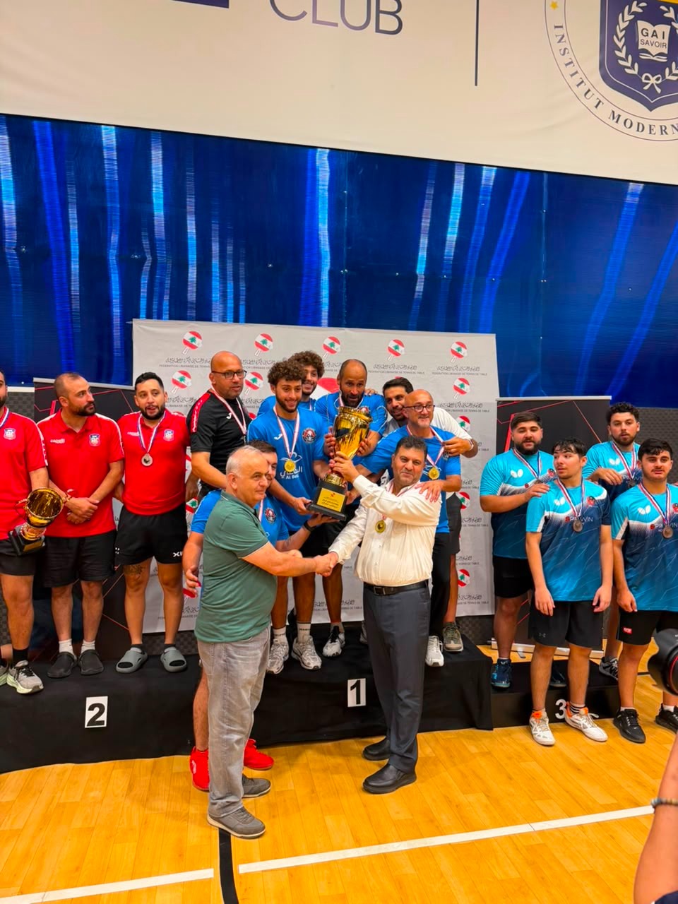 الأهلي صيدا بطلاً للبنان في كرة الطاولة للرجال للمرة الرابعة على التوالي
