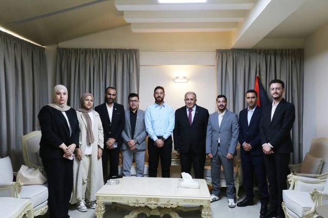 السفير الاسعد يلتقي وفداً من المشاركين في المؤتمر العام لاتحاد طلبة فلسطين
