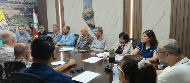 اللجنة الفنية لانتخابات المجلس الوطني الفلسطيني تعقد اجتماعًا مع الاتحادات الشعبية في لبنان