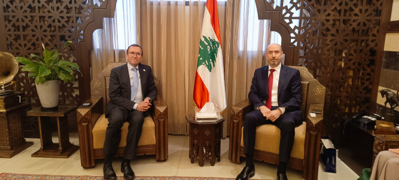 وزير خارجية النرويج يصل الى سرايا صيدا