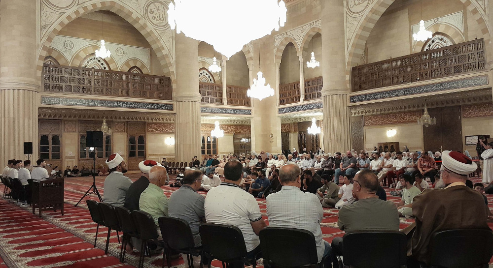 "مجمع مسجد الحاج بهاء الدين الحريري" يحيي ذكرى المولد النبوي الشريف بأمسية إنشادية
