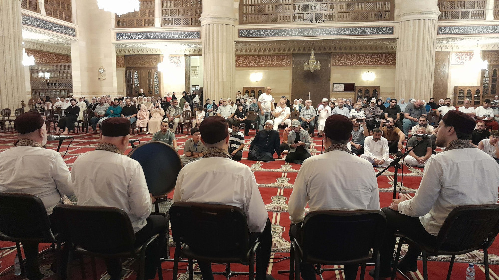 "مجمع مسجد الحاج بهاء الدين الحريري" يحيي ذكرى المولد النبوي الشريف بأمسية إنشادية