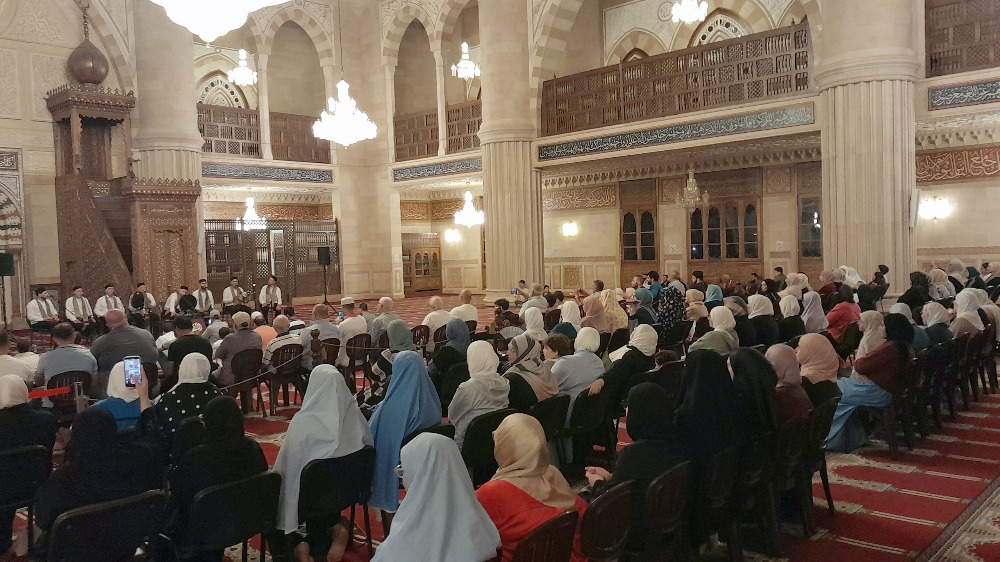 "مجمع مسجد الحاج بهاء الدين الحريري" يحيي ذكرى المولد النبوي الشريف بأمسية إنشادية