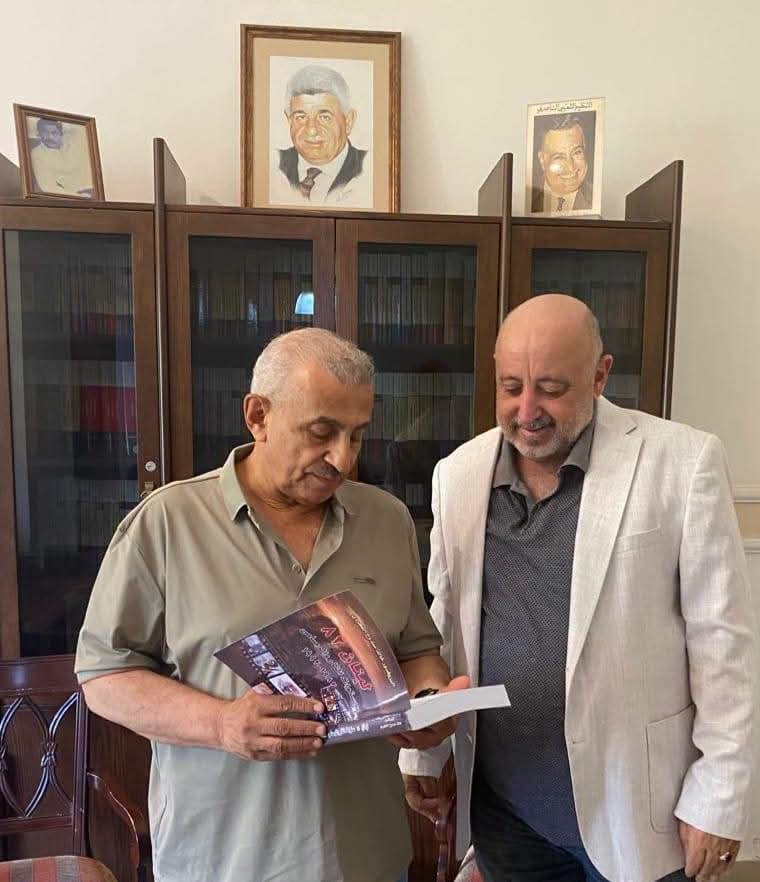 أسامة سعد يستقبل المؤرخ البروفسور خالد الكردي ويتسلّم كتابه الجديد "لبنان 82... سنوات النار والرصاص"