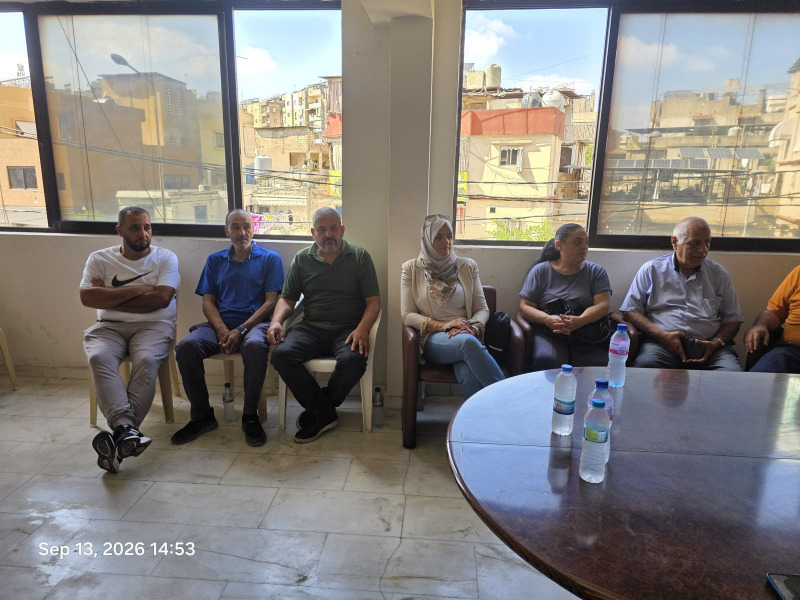 لقاء رياضي لأندية صيدا وصور مع الوزير القدومي لبحث واقع الرياضة الفلسطينية