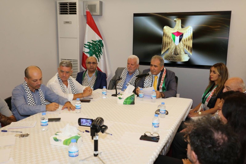 السفير الاسعد يستقبل لجنة كي لا ننسى صبرا وشاتيلا