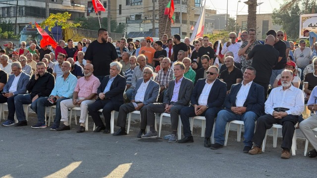 التنظيم الشعبي الناصري والحزب الشيوعي اللبناني يحييان في صيدا الذكرى 44 انطلاقة جبهة المقاومة الوطنية اللبنانية