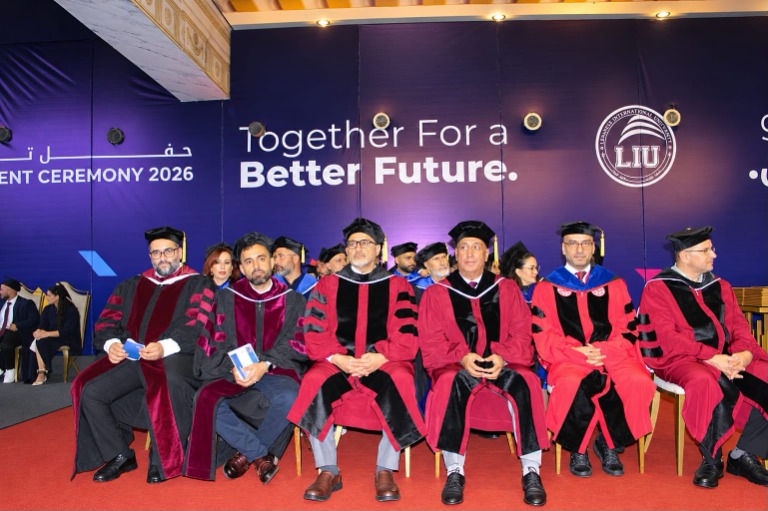 الجامعة اللبنانية الدولية LIU فرع صيدا تحتفل بتخريج طلابها للعام 2026 برعاية النائب حسن مراد
