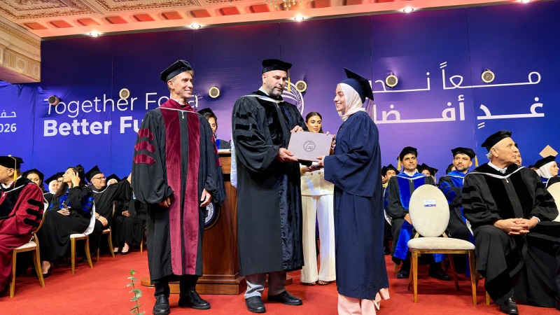 الجامعة اللبنانية الدولية LIU فرع صيدا تحتفل بتخريج طلابها للعام 2026 برعاية النائب حسن مراد