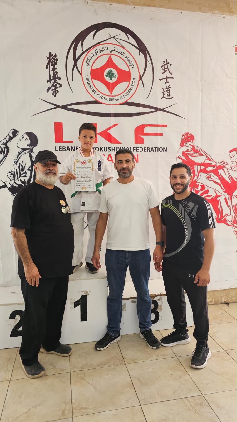 نادي Move Sporting Center يحصد المراكز الأولى في بطولة محافظتي الجنوب والنبطية للكيوشنكاي