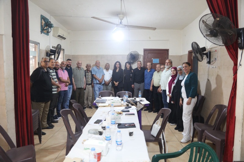 شؤون اللاجئين تعقد الاجتماع الأول للجنة الفنية لتحسين خدمات المياه والصرف الصحي في المخيمات الفلسطينية - لبنان