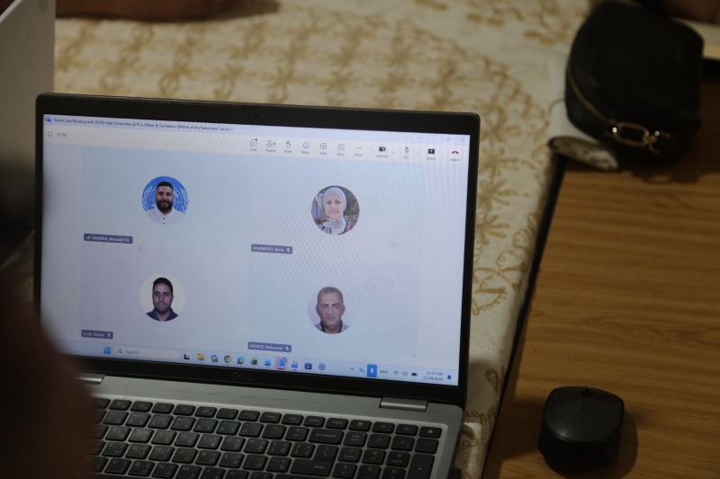 شؤون اللاجئين تعقد الاجتماع الأول للجنة الفنية لتحسين خدمات المياه والصرف الصحي في المخيمات الفلسطينية - لبنان
