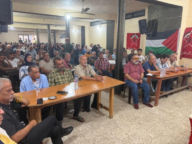 ندوة في عين الحلوة للجبهة الديمقراطية حول الانتخابات وقضايا اللاجئين