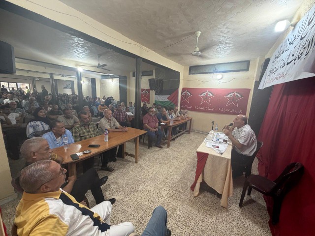 ندوة في عين الحلوة للجبهة الديمقراطية حول الانتخابات وقضايا اللاجئين